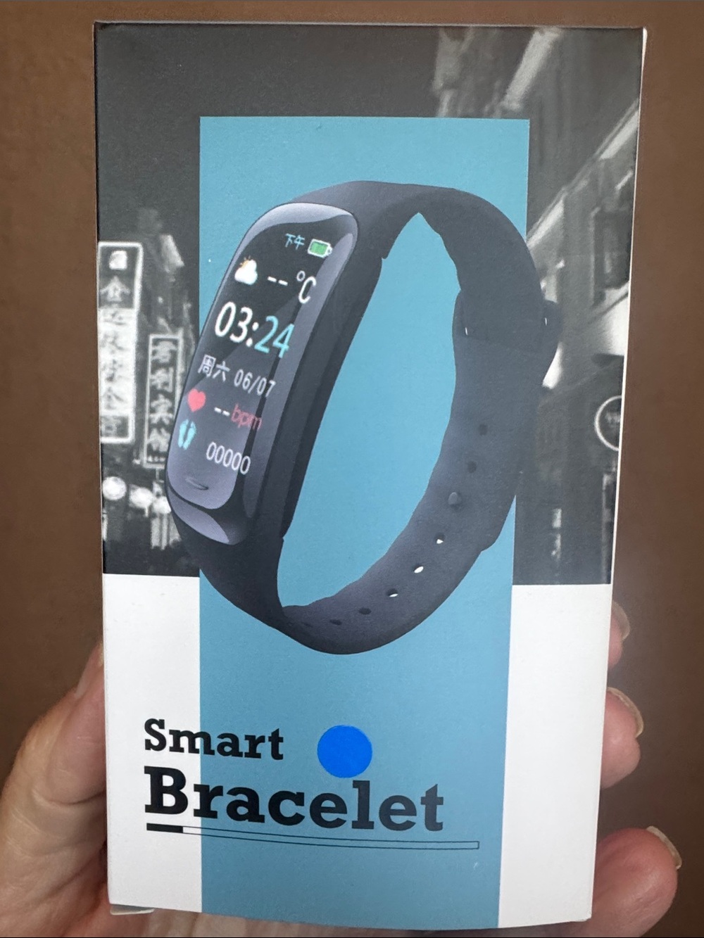 Smart Bracelet Fitness Tracker - Black